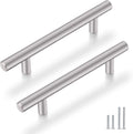 Probrico 50 Pack 5in Hole Center Brushed Nickel Cabinet Handles