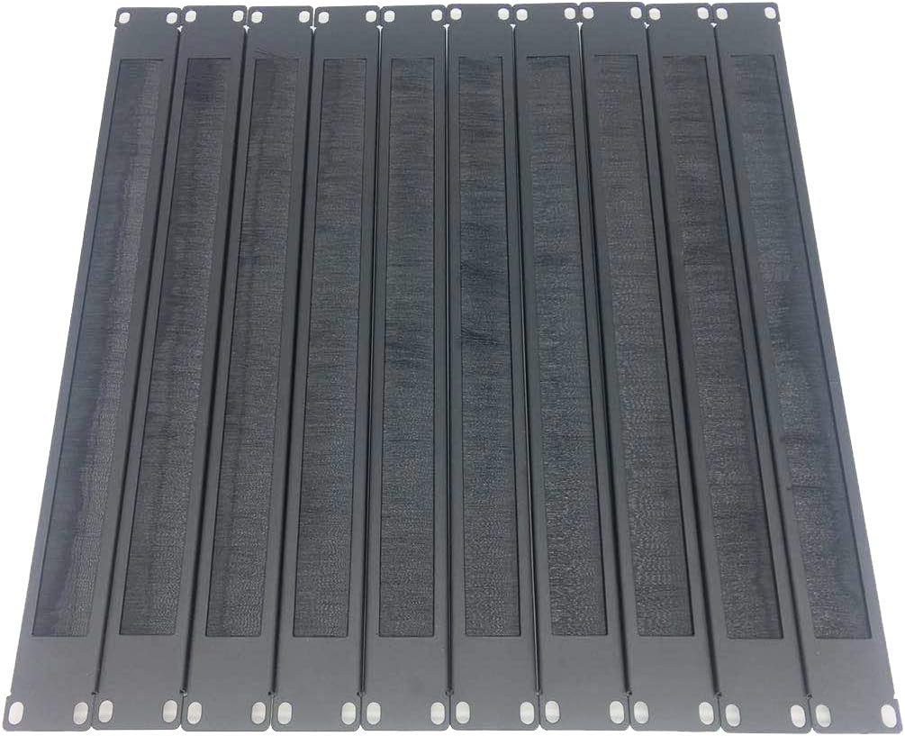 Effortless Cable Organization: 10 Pack 1U Cable Management Panel
