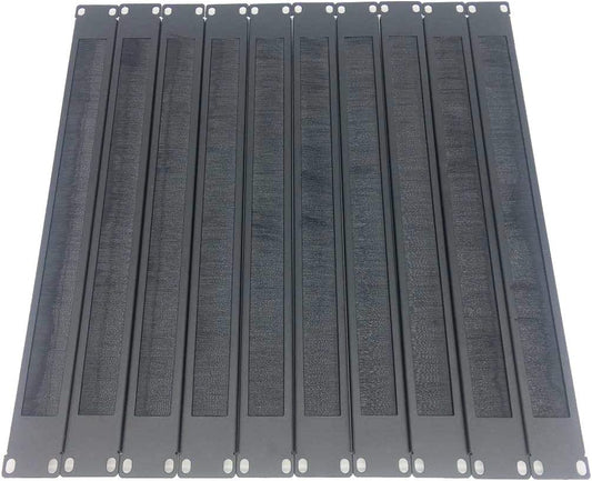 Effortless Cable Organization: 10 Pack 1U Cable Management Panel
