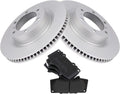 TRQ Front Brake Pad & Rotor Kit Compatible with 2010-19 GX460 4Runner