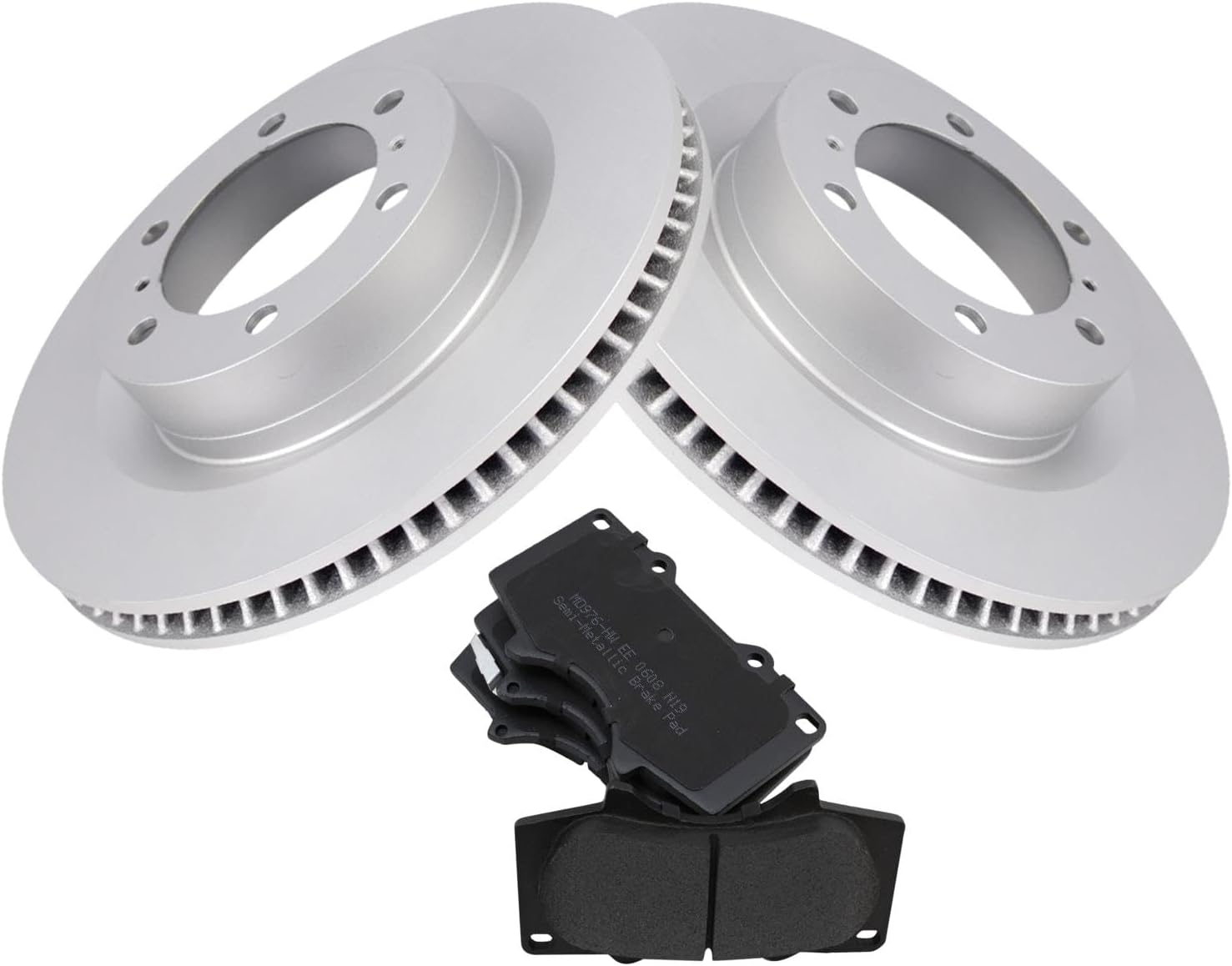 TRQ Front Brake Pad & Rotor Kit for Lexus GX460 & 4Runner
