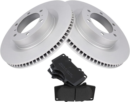 TRQ Front Brake Pad & Rotor Kit for Lexus GX460 & 4Runner