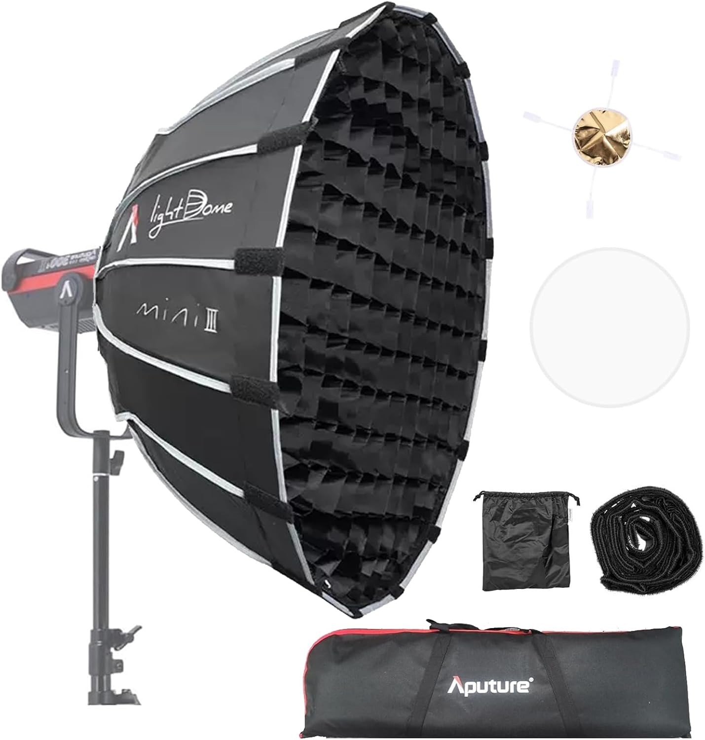 Aputure Light Dome Mini III Softbox for Quick Setup Lighting