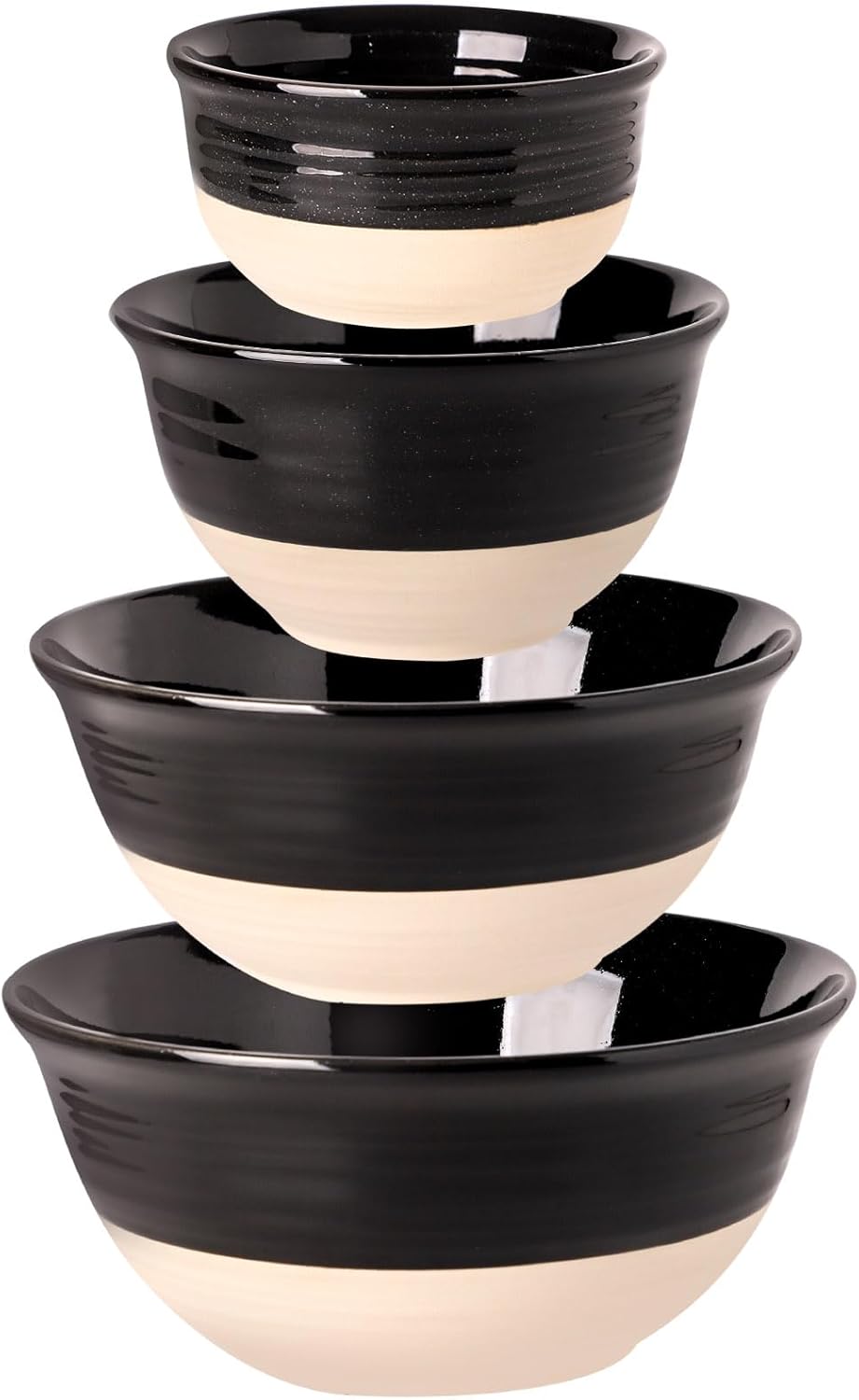 Hasense Large Ceramic Mixing Bowls Set for Kitchen Use