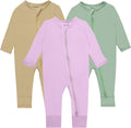 Baby Pajamas 3-Pack Footless Rayon Sleepers - 2-Way Zipper