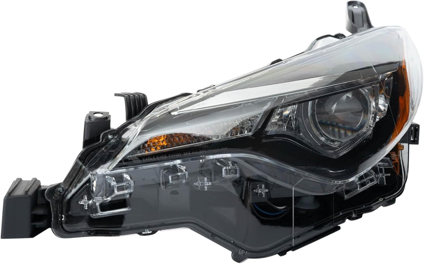 TRQ Left Headlight Assembly for 2017-2019 Toyota Corolla