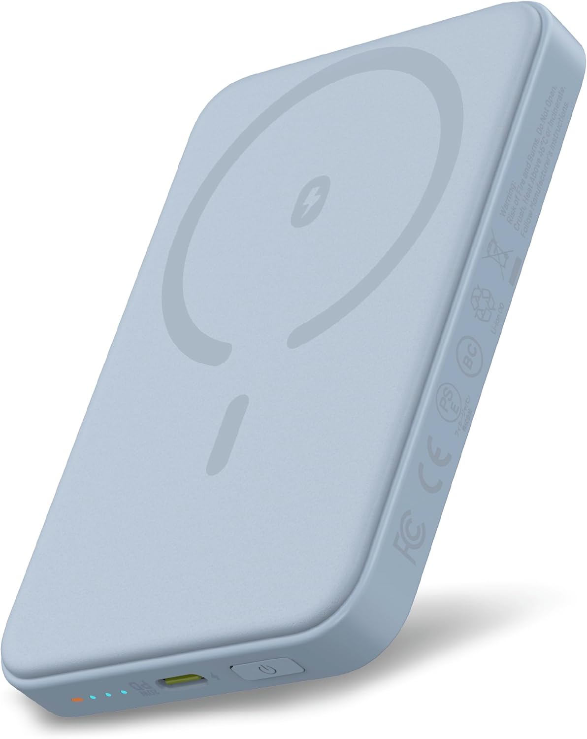 Magnetic Power Bank 5000mAh Ultra Slim Wireless Charger for iPhone