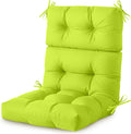 Outdoor/Indoor High Back Chair Cushion - Waterproof Tufted Seat