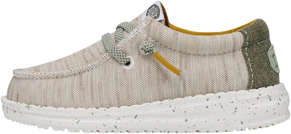 Hey Dude Boys Wally Youth Jersey Shoes for Comfort and Style