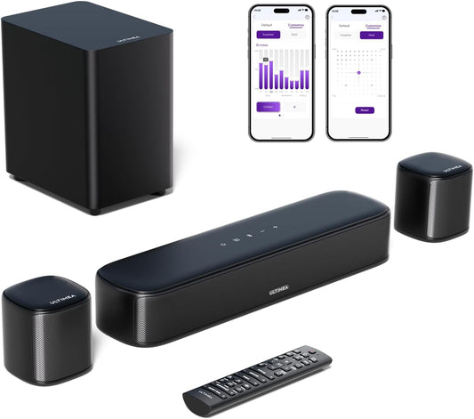 ULTIMEA 5.1ch Sound Bar with Subwoofer for Home Theater