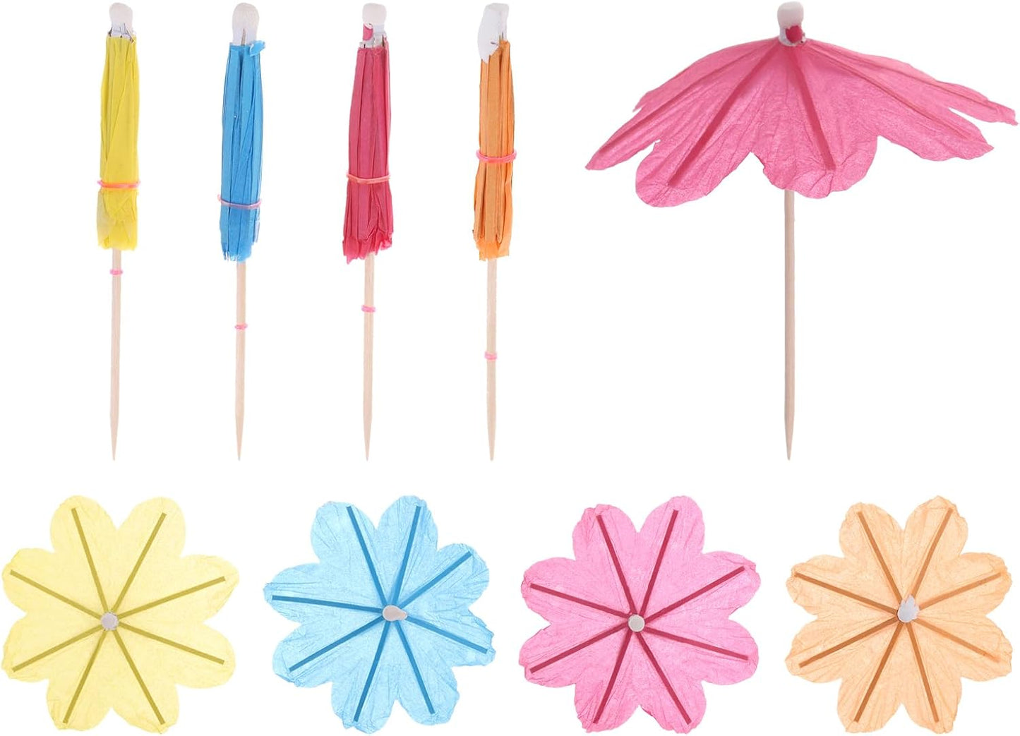 Colorful Mini Umbrellas for Cocktail Fun