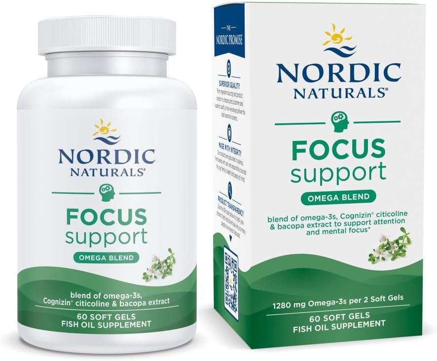Nordic Naturals Omega Focus for Enhanced Brain Health and Memory