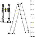 Telescoping Ladder 14.5 FT Extension Ladder - Heavy Duty 330 lbs