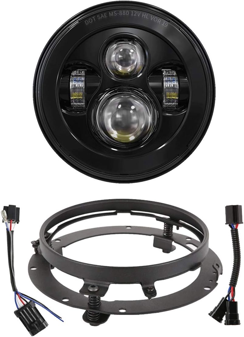 XPCTD 7 Inch LED Headlight for Harley Davidson Motorcycles