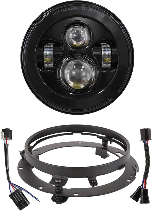 XPCTD 7 Inch LED Headlight for Harley Davidson Motorcycles