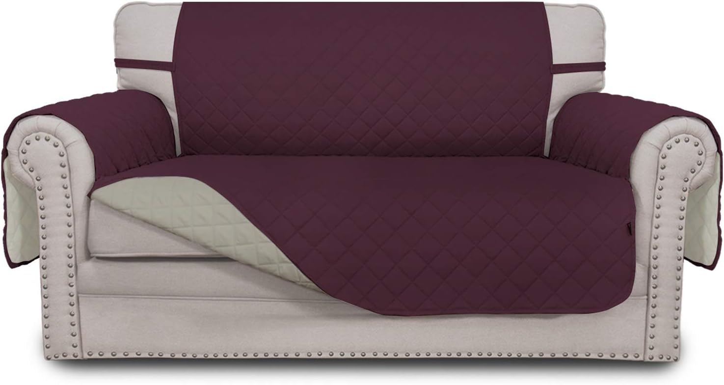 Easy-Going Reversible Loveseat Couch Cover for Pet Protection