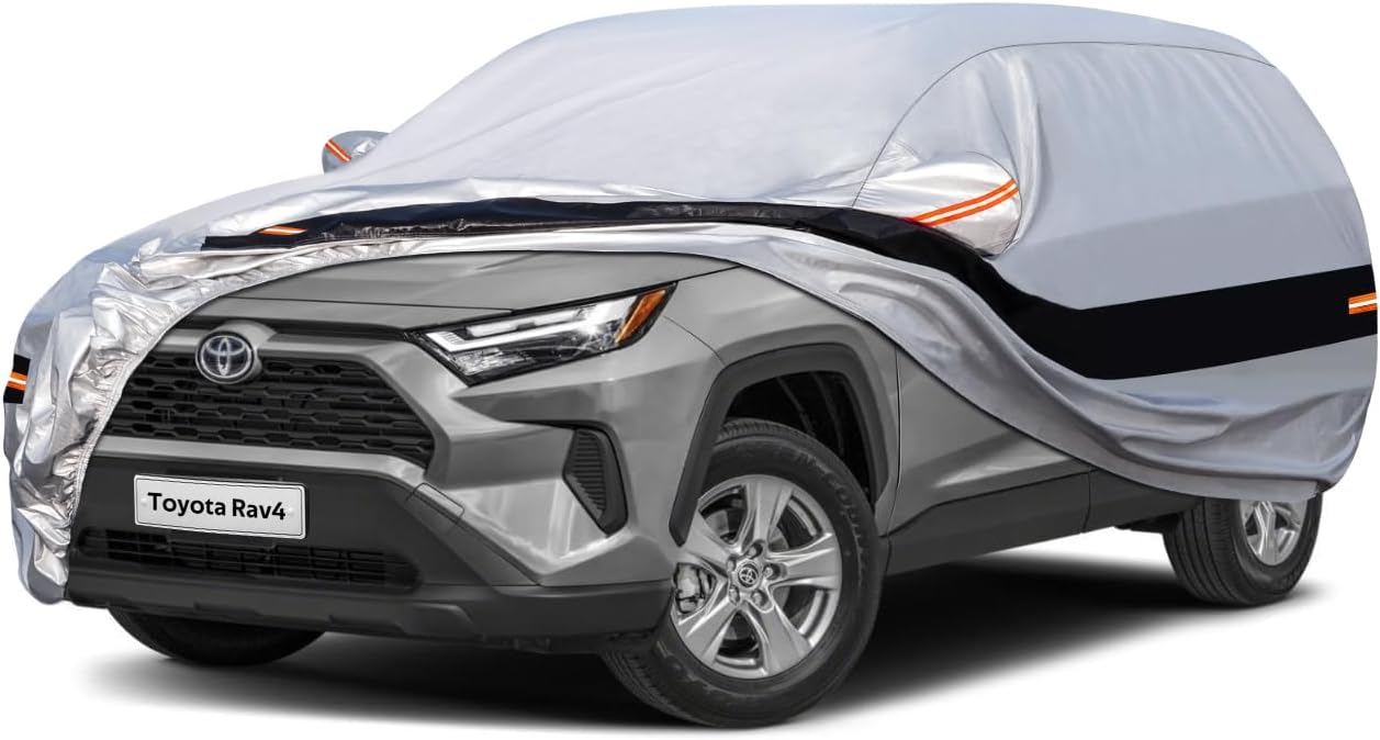 10 Layers SUV Car Cover for Toyota RAV4 - All Weather Protection