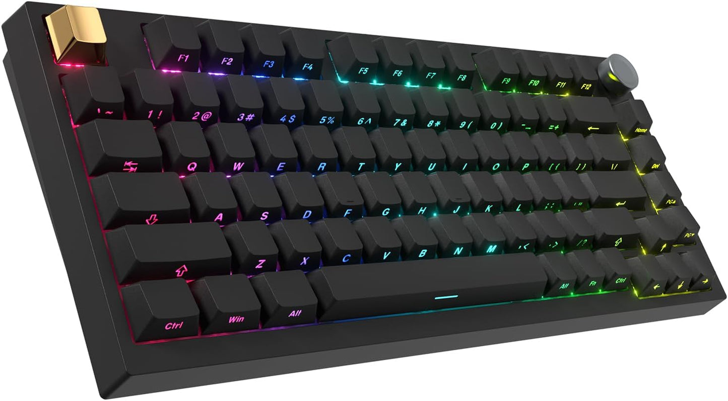 COSTOM WK75 Wireless Gaming Mechanical Keyboard with RGB Lighting