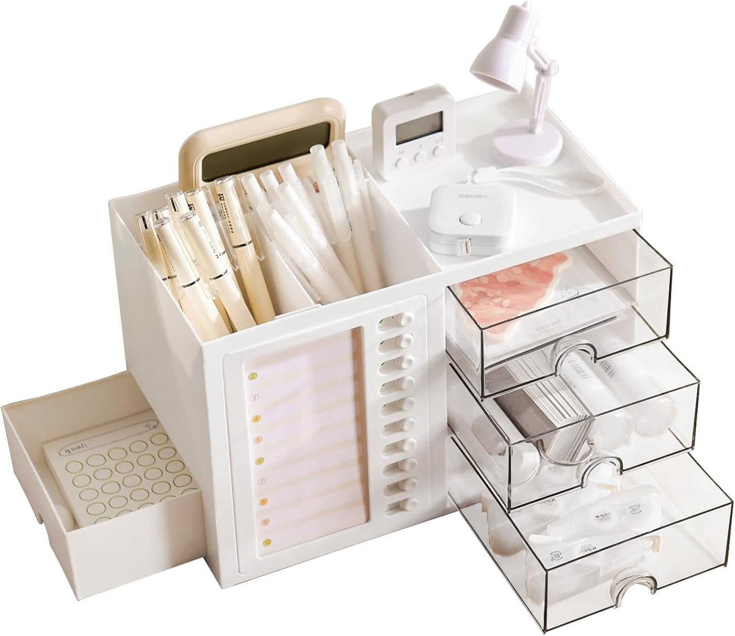4-Drawer Desk Organizer: Maximize Space & Efficiency!