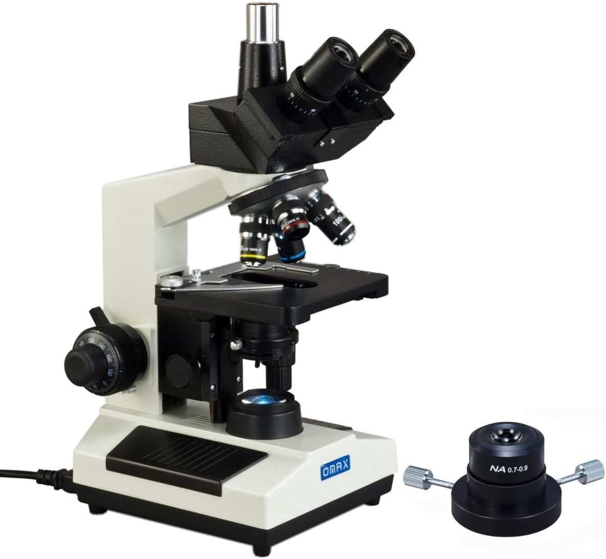 OMAX M837ZL-A191 High Power Trinocular Microscope for Blood Analysis