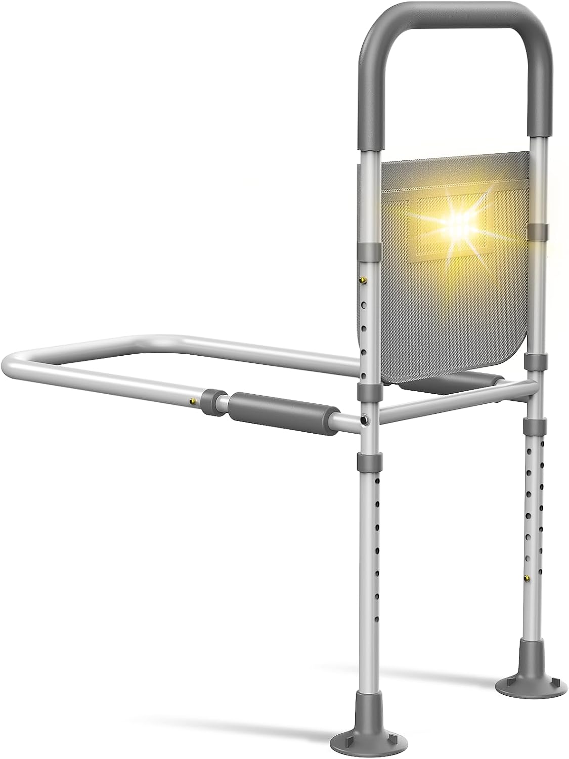Bed Rails for Elderly Adults Safety with Motion Sensor Light