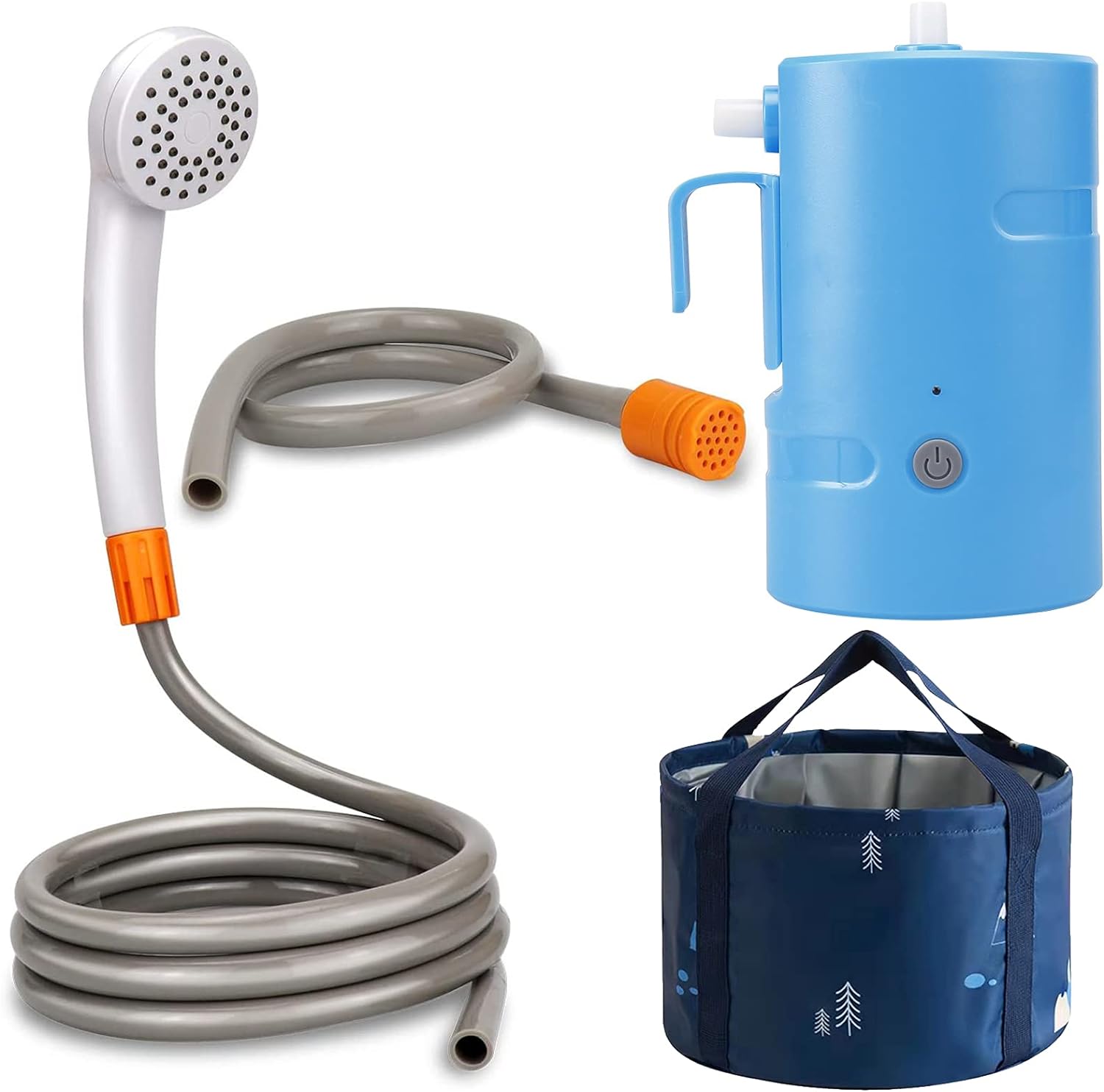 Portable Rechargeable Camping Shower - On-The-Go Cleanliness!