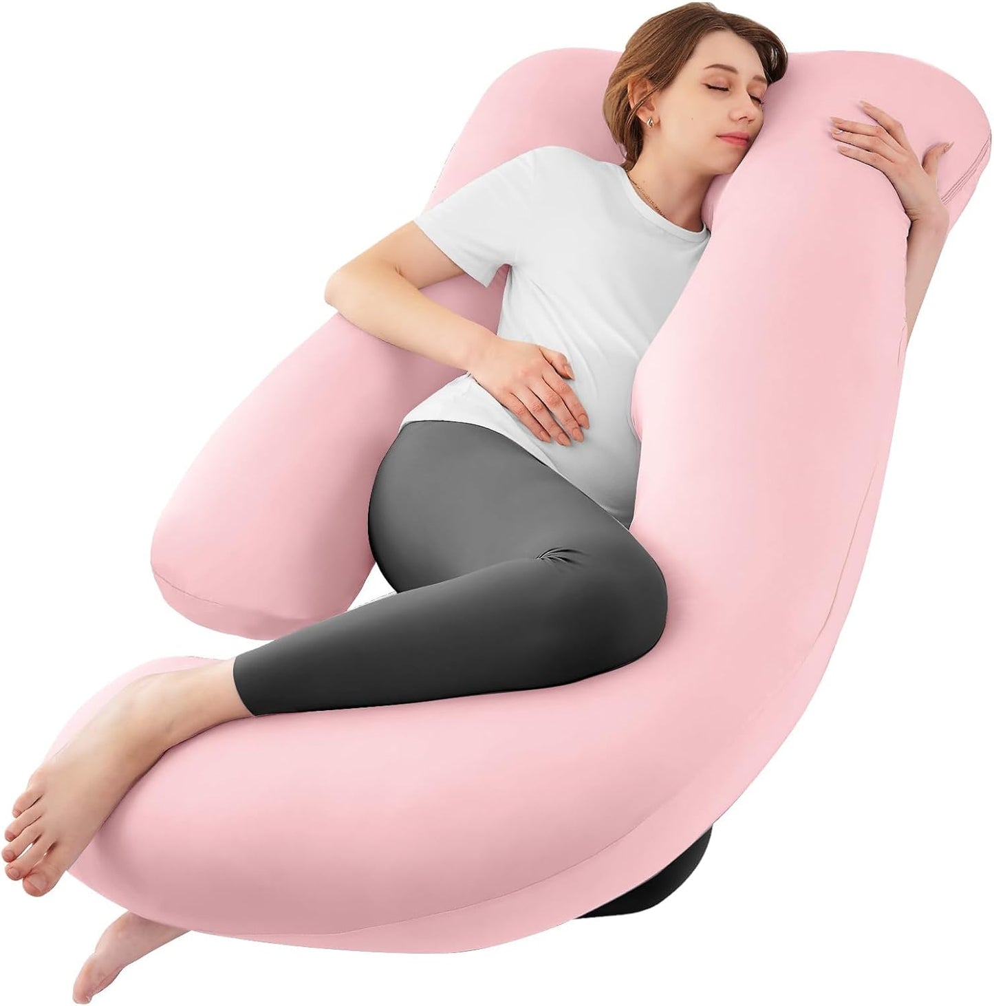 Sasttie U Shaped Pregnancy Pillow for Comfortable Sleep