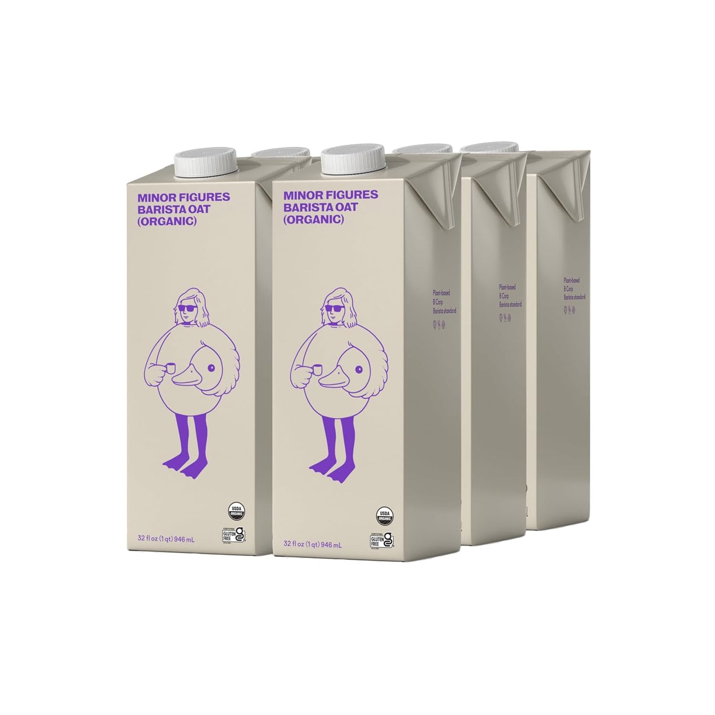 Minor Figures Organic Oat Milk Barista Standard 32 Oz 6 Pack
