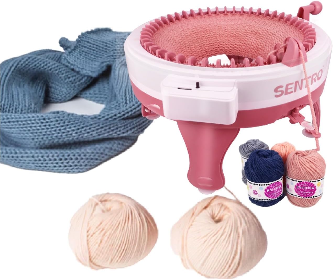 SENTRO 48 Needles Knitting Machine for Easy Knitting Fun