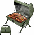 Adjustable Portable Charcoal Grill Smoker - Compact Outdoor BBQ
