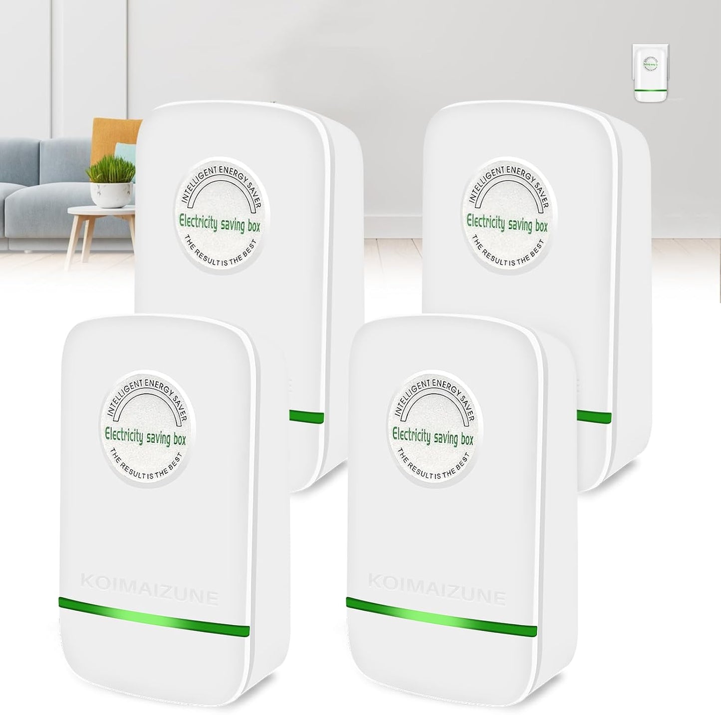 Ultra-Efficient Energy Saver 4 Pack ~ Cut Costs Instantly