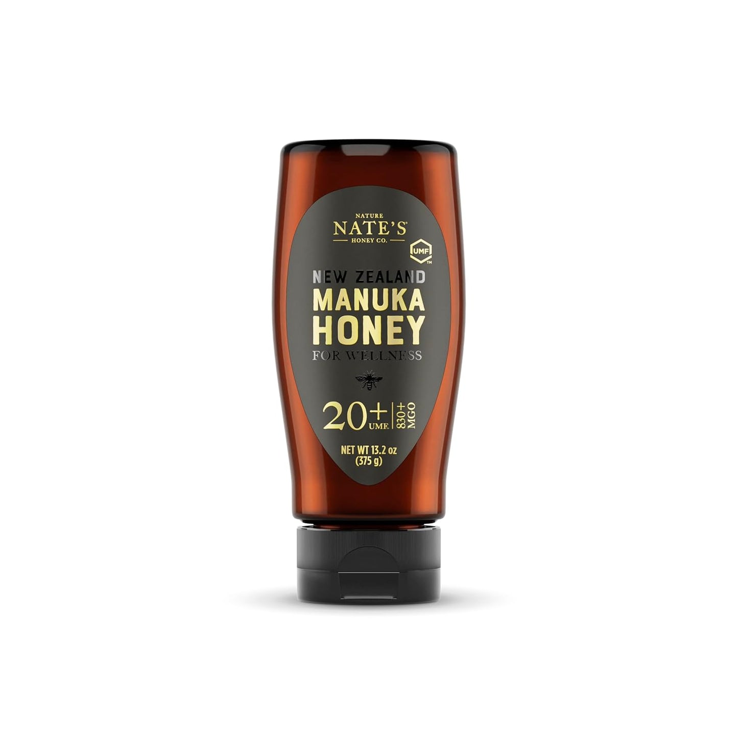 Nate's Pure Manuka Honey Gold Edition MGO 830+ Wellness Boost