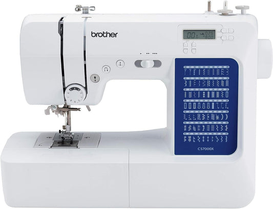 Brother CS7000X: 70 Stitches, LCD Display, Wide Table