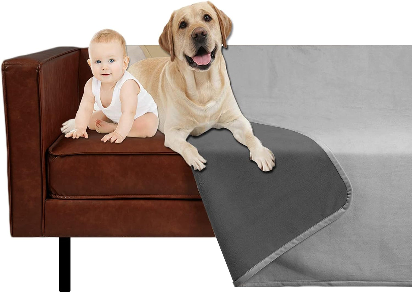 Ameritex Pet Bed Blanket Reversible Waterproof Velvet Soft