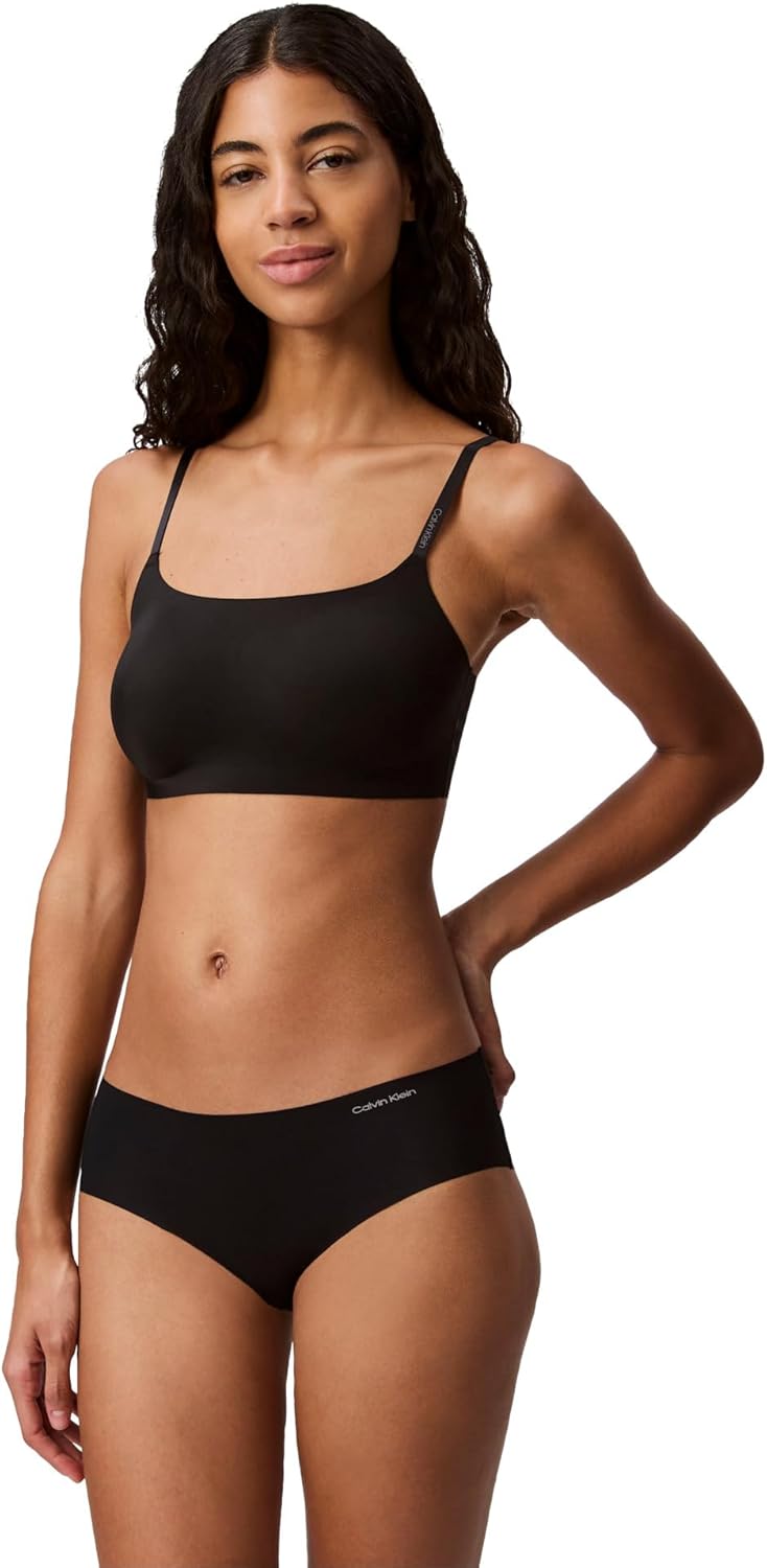 Calvin Klein Women's Invisibles Comfort Seamless Bralette Bra