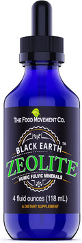 Black Earth Zeolite Liquid Drops with Humic Fulvic Acids - Detox + Gut