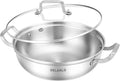 Delarlo Tri-Ply Stainless Steel 13 in Everyday Pan - Deep Saute