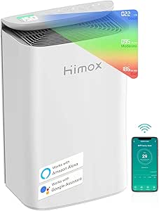 HIMOX HEPA 14 Air Purifier for Large Rooms Up to 1560 Sq ft