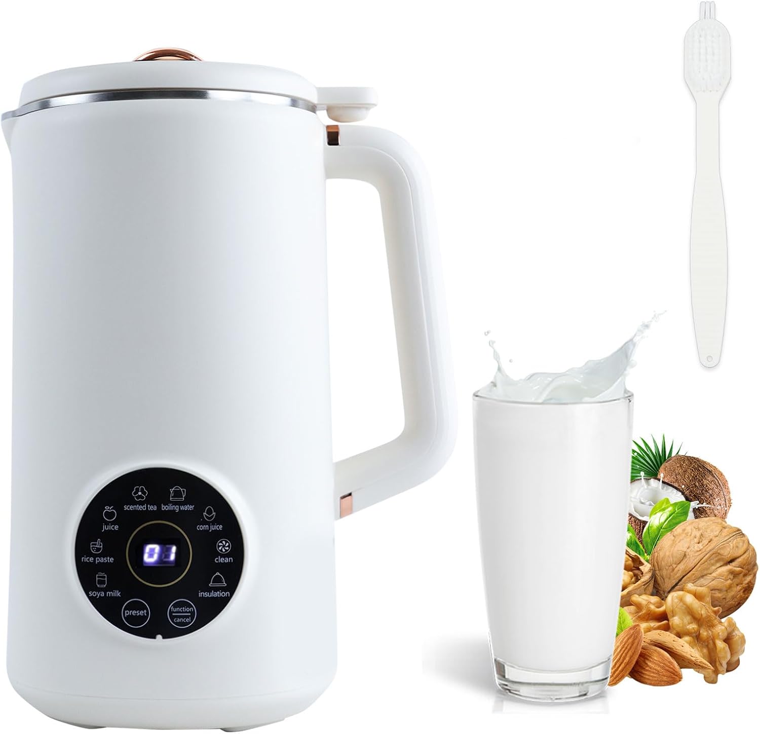 Longzhuo Nut Milk Maker: Homemade Plant-Based Milk in Minutes!