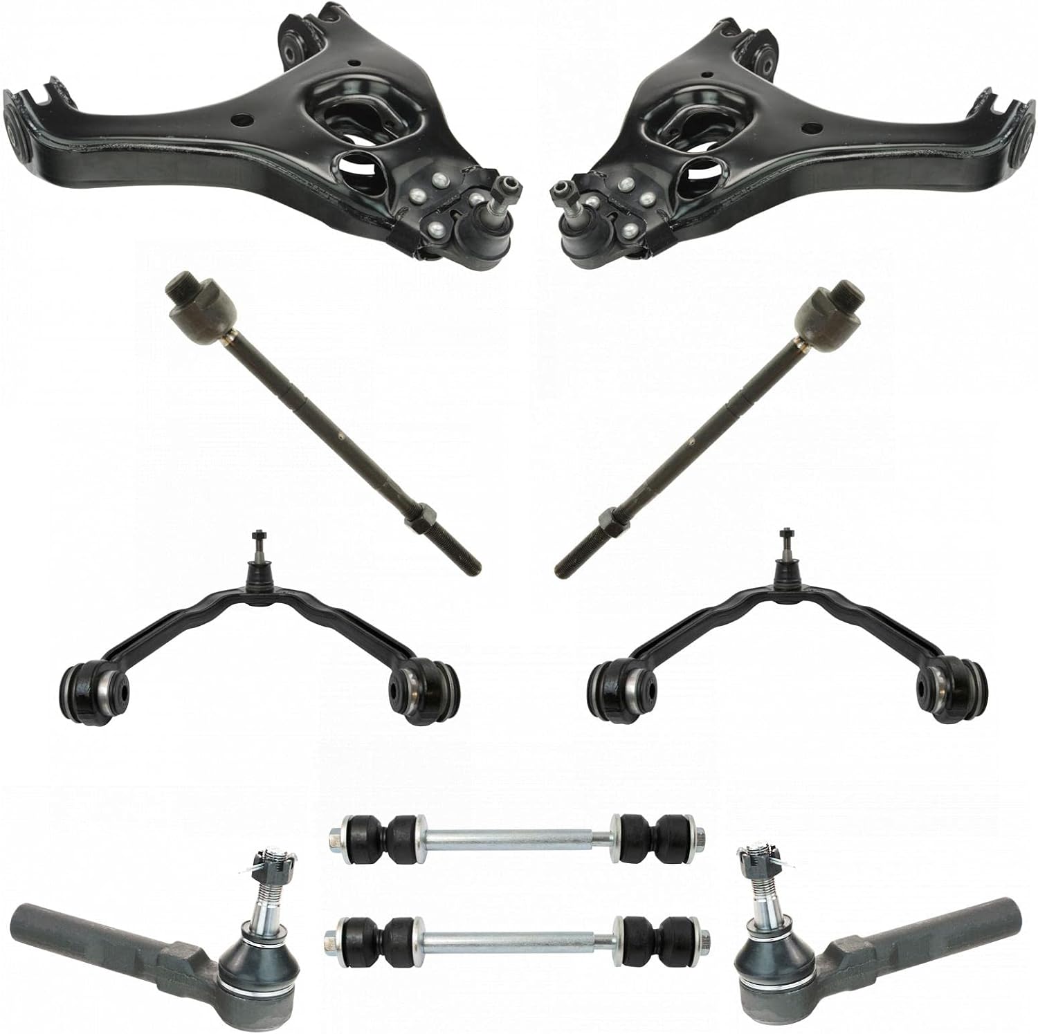 TRQ Front Steering & Suspension Kit for Chevrolet GMC Vehicles