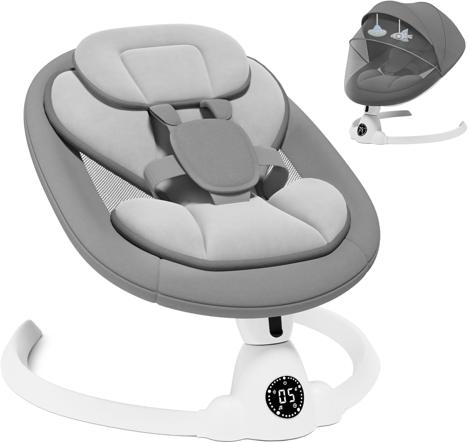 Bluetooth Baby Swing with Remote Control - UNISWAN