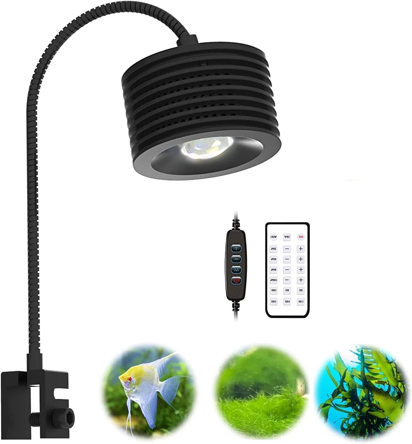 Lominie 16W Full Spectrum Aquarium Light with Remote Control