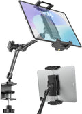 Aluminum Tablet Holder for Desk [Thick Case Friendly] - Adjustable