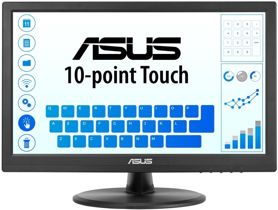 ASUS VT168HR 15.6in Full HD Touch Monitor for Versatile Use