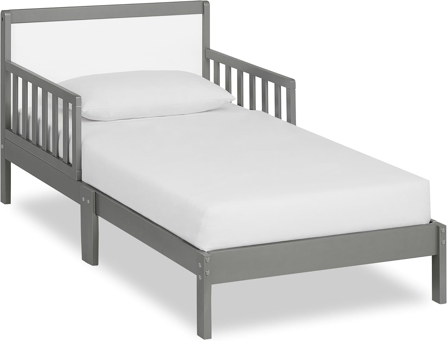 Dream On Me Brookside Wooden Toddler Bed for Easy Transitions