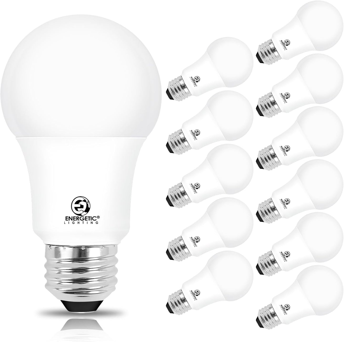 Energetic 12-Pack A19 LED Bulbs 100W Cool White Dimmable