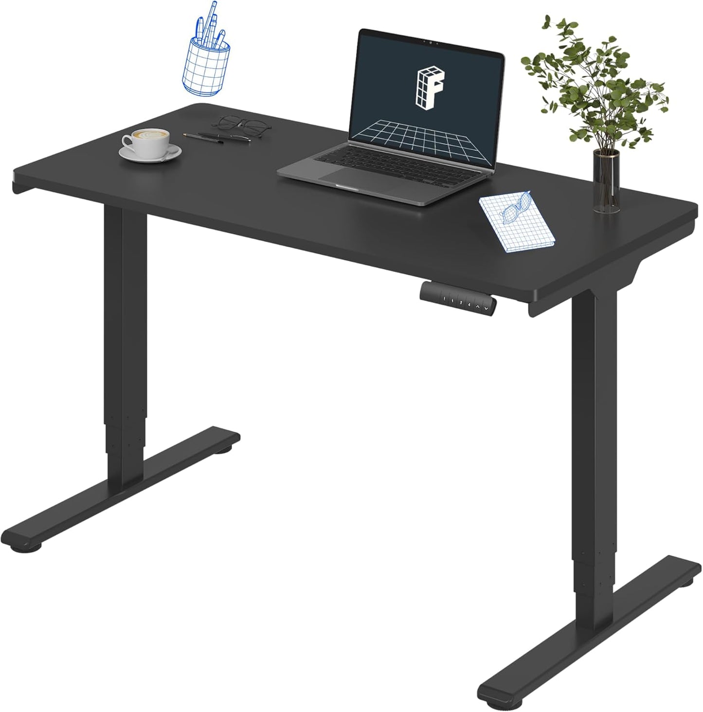 Height Adjustable Electric Sit Stand Desk by FLEXISPOT