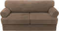 H.VERSAILTEX 3 Piece T Cushion Sofa Cover - Thick Velvet Fit