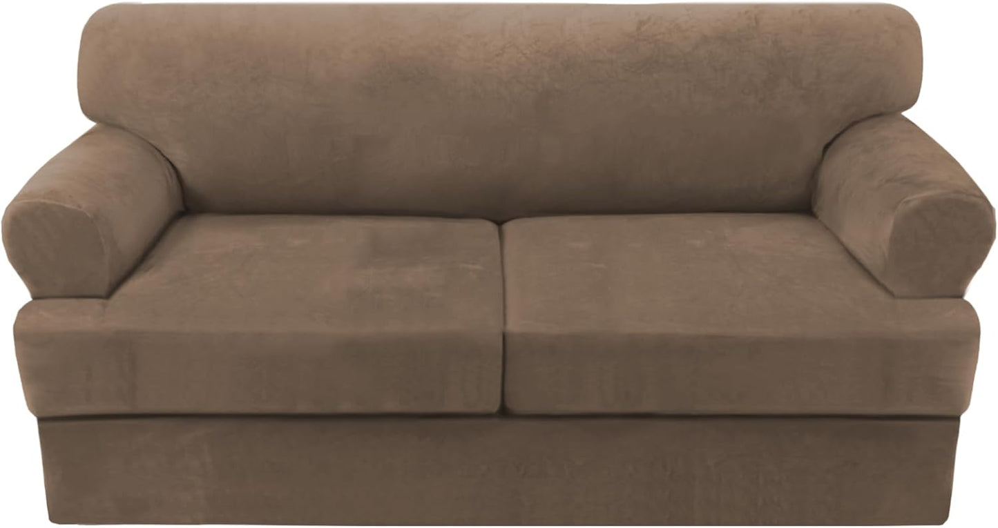H.VERSAILTEX Sofa Cover 3 Piece T Cushion Loveseat Slipcovers