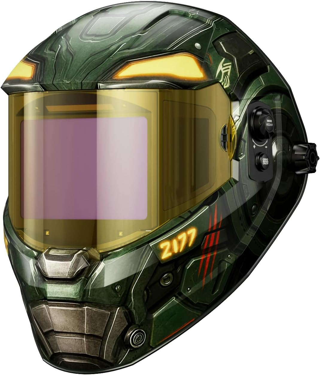 ANDELI 180 Panoramic Welding Helmet with True Color Clarity